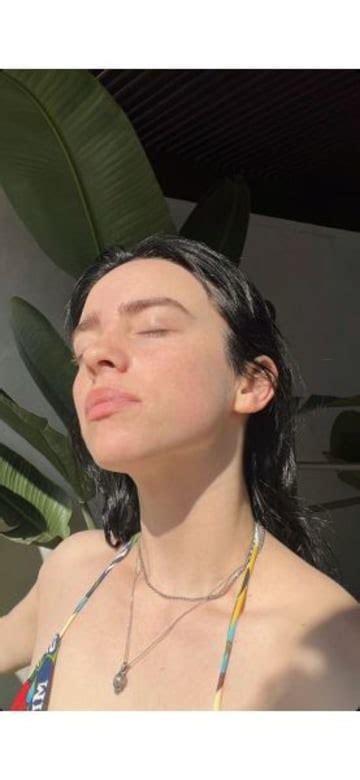 hot billie eilish photos|Billie Eilish Wore a Pink String Bikini in Summer Photo Dump